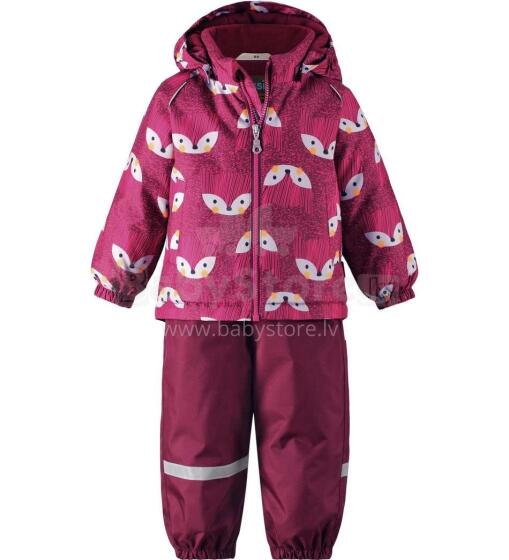 Lassie'19 Lassietec® Red Plum Art.713732-3991 Silts mazuļu ziemas kostīms: jaka un bikses