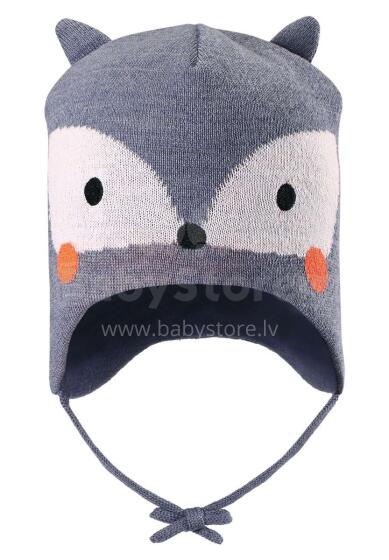 Lassie'19 Mid Grey Art. 718749- 9260 Детская шерстяная шапка