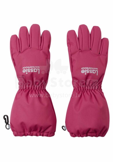 Lassie '23  Lassietec® Jensi  Art.7300039A-3550 Pink  Тёплые водонепроницаемые термо перчатки для детей (3-6)