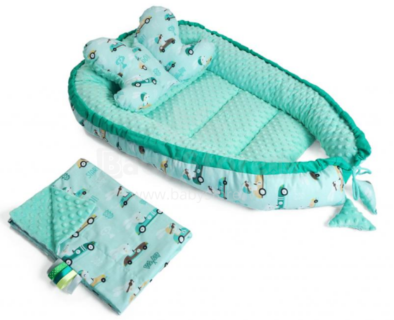 La bebe™ Babynest Set  Art.109007  Комплект гнездышко – кокон,одеялко,подушка