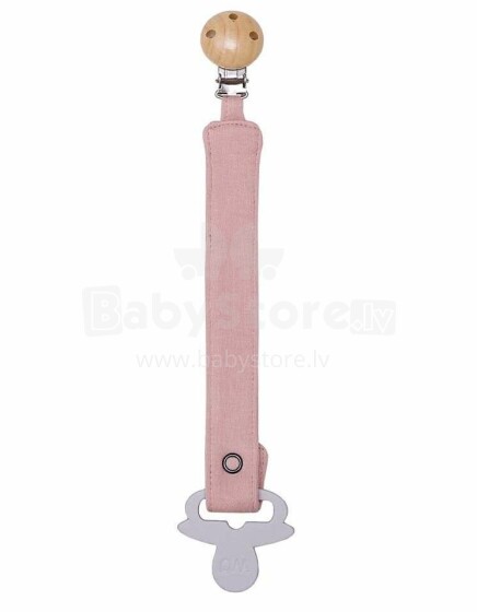 Wooly Organic Pacifier Clip Art.T-85-0-01 Dusty Pink