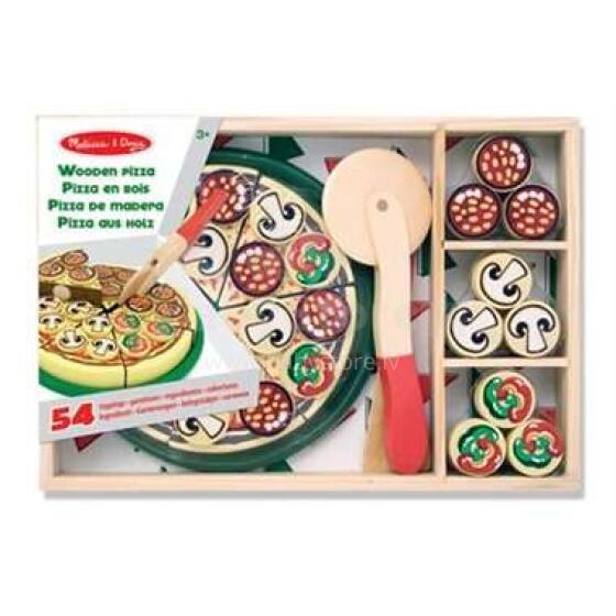Melissa&Doug Pizza Set Art.10167 Koka komplekts Pizza