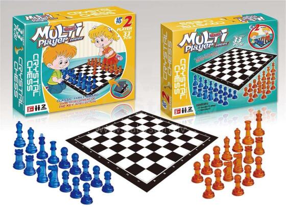 Уцененный - BebeBee Сrystal Chess Art.H37007 Настольная  игра шахматы