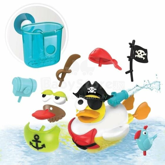 Yookidoo Jet Pirate Duck Art.40170 Vannas rotaļlieta pīle pirats