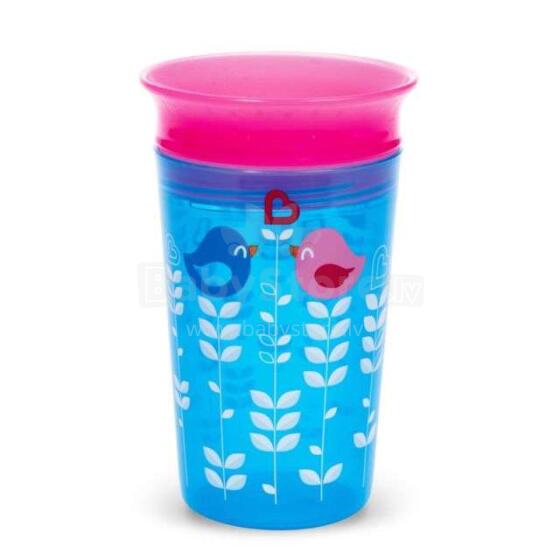 Munchkin Miracle Deco Cup 360° Bird Art.012295  бутылочка непроливайка,266мл