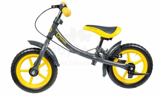 Lionelo Dan Plus  Art.109372 Yellow  Детский велосипед - бегунок с металлической рамой