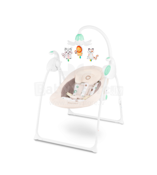 Lionelo Swing Robin  Art.109394 BEIGE  Bērnu šūpoles (šūpuļkrēsls)
