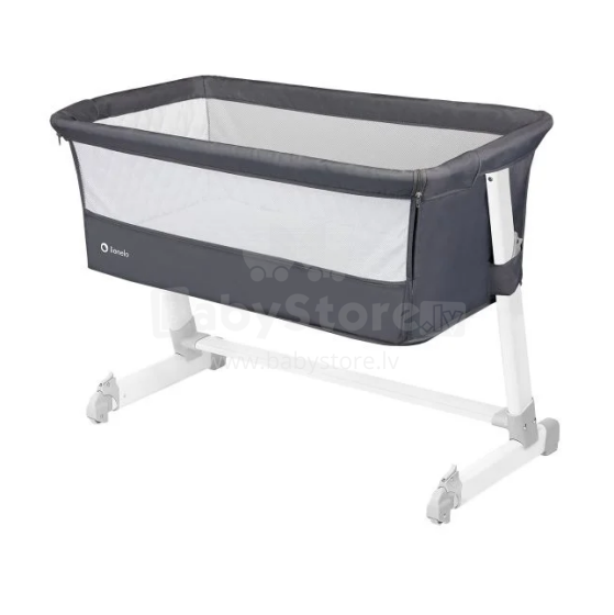 Lionelo  THEO concrete Dark Grey Кроватка для комфортного совместного сна