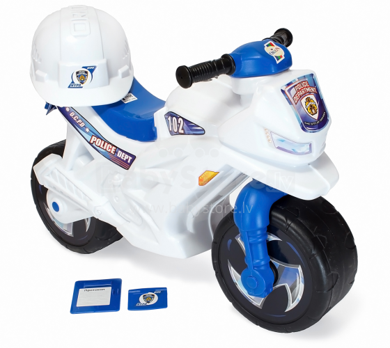 Orion Toys Police  Art.501В4 Bērnu stumjamais motocikls