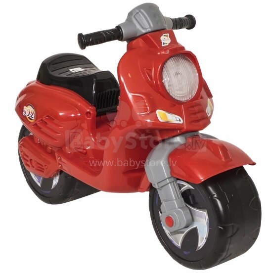 Orion Toys motoroleris Art.502 Raudonas vaikiškas motoroleris vaikams