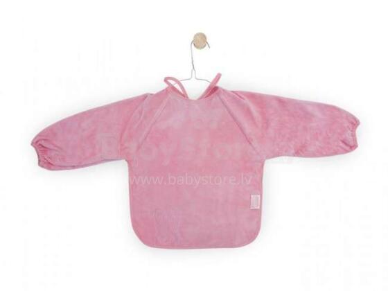 Jollein Bib Bunny Coral Art.029-567-65115 Bērnu lacīte / priekšautiņš  frote ar piedurknēm