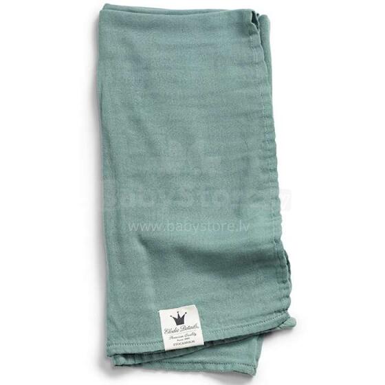 Elodie Details Bamboo Muslin Blanket  Art.103212 Mineral Green Bērnu plediņš no bambusa