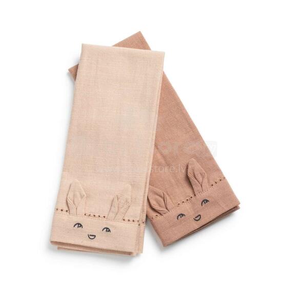 Elodie Details Baby napkins 2pcs, Dusty Pink