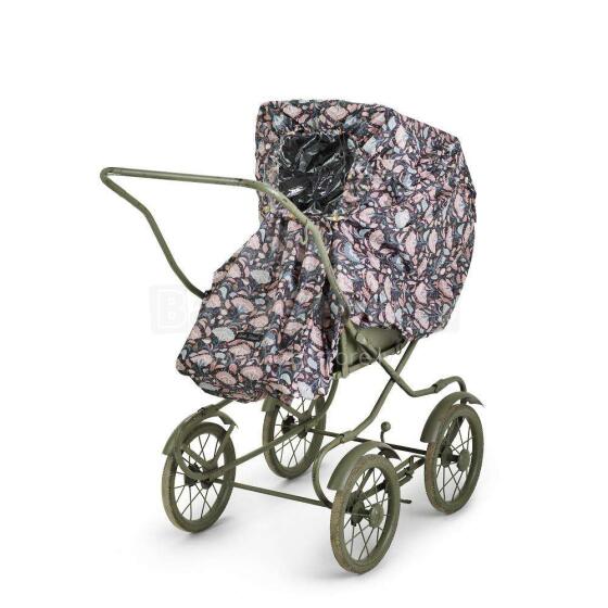 Elodie Details Raincover  Art. 207428  Midnight Bells Grey/Pink N/A Универсальный дождевик для колясок