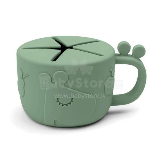 Done by Deer Peekaboo snack cup Raffi Green чашка