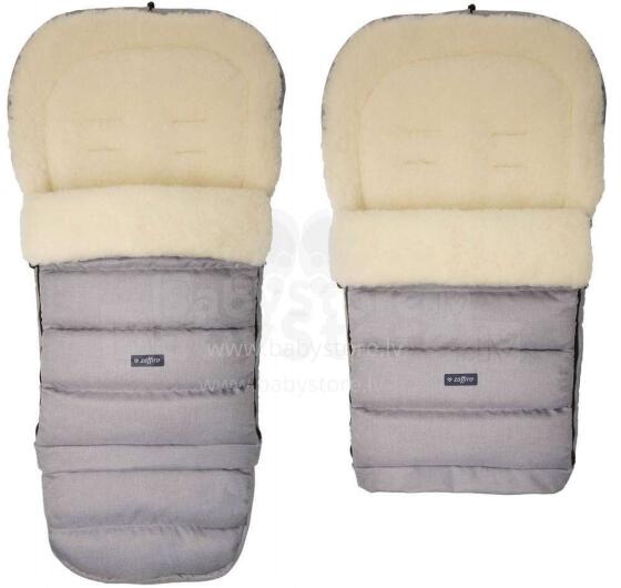 Womar Igrow 4.0 Wool Art.IGW4-011 Melange Light Gray Зимний прогулочный конверт шерстяной в коляску/cанки 106 см