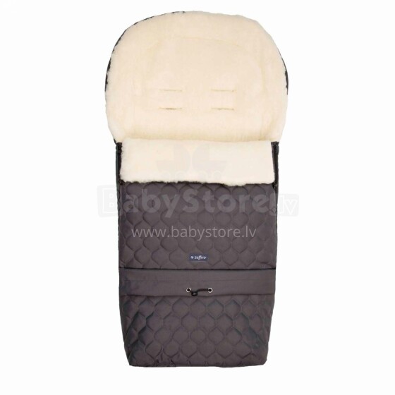 WOMAR 26612 Graphite  Спальный мешок на натуральной овчинке для коляски