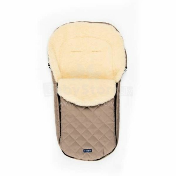 Womar Lambette Dark Beige   Спальный мешок на натуральной овчинке для коляски