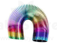 Gerardo žaislų spalvos pavasario menas. MCS52-H žaislinė vaivorykštė (spiralė)