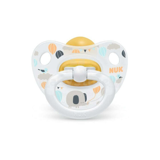 Nuk Happy Kids Art.SU04  Латексная соска размер,6-18 мес.