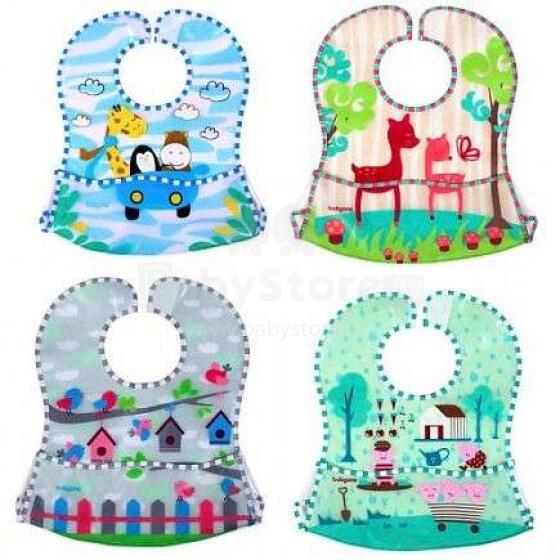Baby Ono Art.836 Детский Слюнявчик с кармашком фротэ непромокаемый