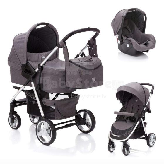Fillikid Lion Art.E05-17 Light Grey  Универсальная коляска 3 в 1