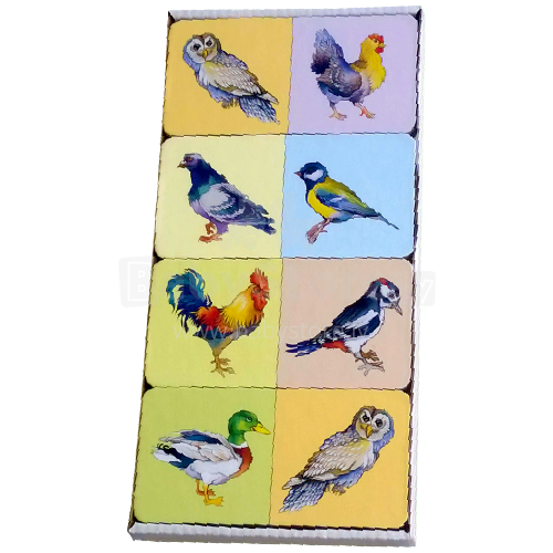 Robins 110628 str. Stalo žaidimas „Domino Birds“