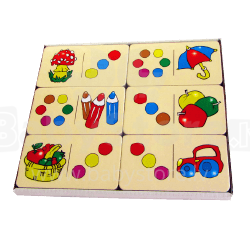 Robins 110629 straipsnis „Domino Colors“ stalo žaidimas