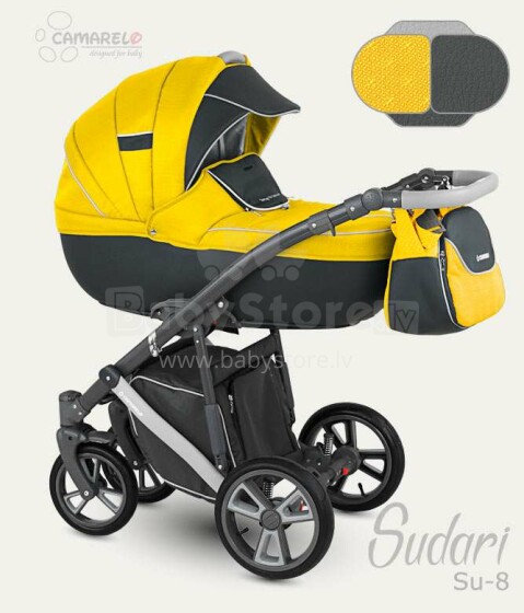 Camarelo Sudari Art.SU-8 Детская универсальная модульная коляска 3 в 1