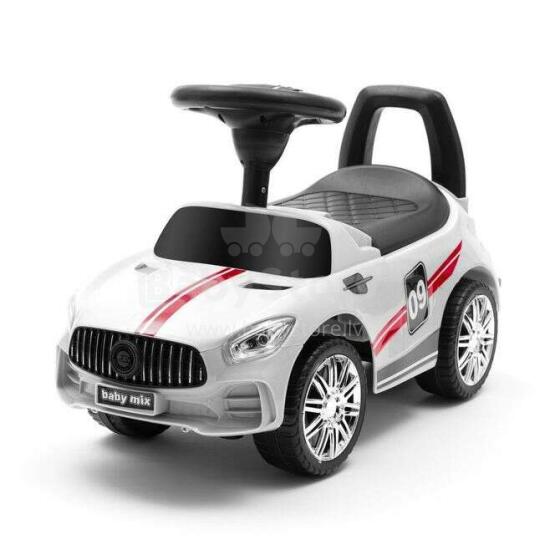 BabyMix Racer Rider Art.45835 White  Детская машинка - толкалка