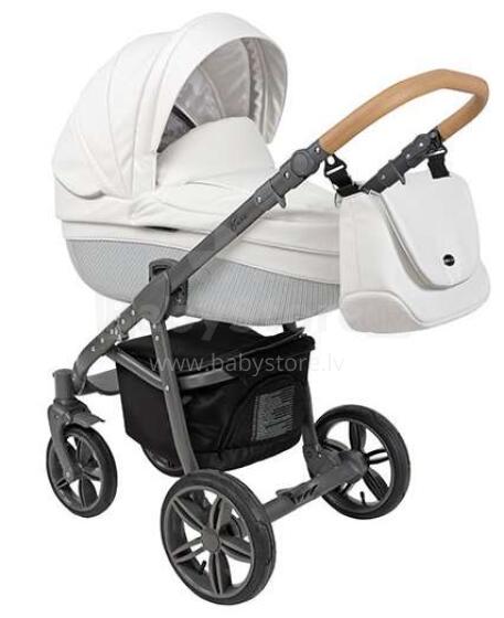 Roan (Роан) Bass Eco Collection Art.111040 Carbon White/Grey Coconut Universālie rati 2in1