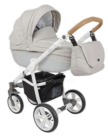 Roan (Роан) Bass Eco Collection Art.111042 Carbon White Stone Universālie rati 2in1