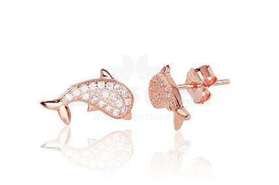 Silver Jewellery Kids Art.2202988 Sudraba auskari-nagliņas Delfīns