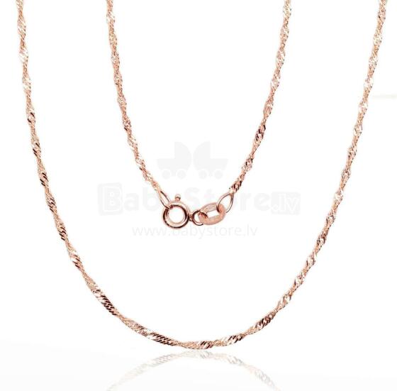 Gold Jewellery Kids Art.1400046 Zelta ķēdīte Singapūra