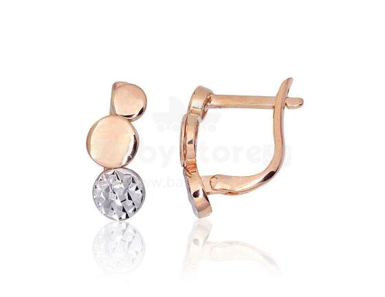 Gold Jewellery Kids Art.1201537 Золотые серьги