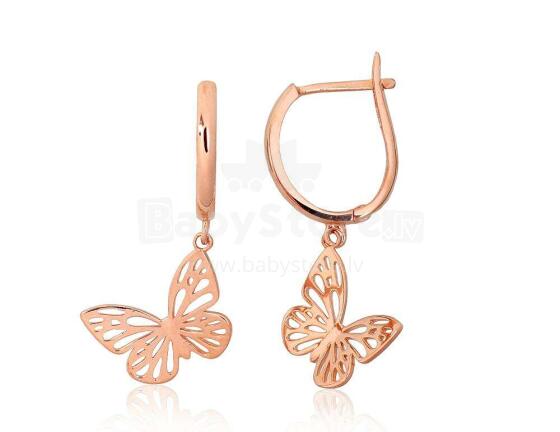 Gold Jewellery Kids Art.1201580 Zelta auskari Tauriņi