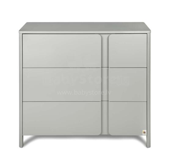 YappyKids Classic Art.111245 Grey  Детский комод с пеленальною поверхностью
