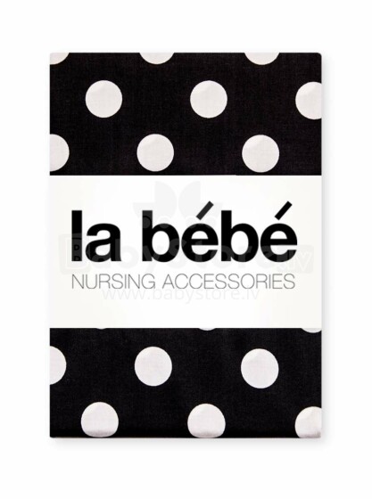 La Bebe™ Set 100x135/60x120/40x60 Art.111516 Dots Комплект детского постельного белья из 3х частей 100x135