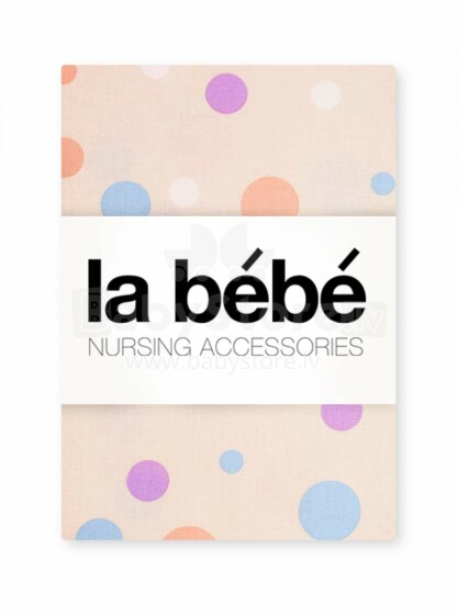 La Bebe™ Set 100x140//105x150/40x60  Art.111518 Dots Комплект детского постельного белья из 3х частей 100x140