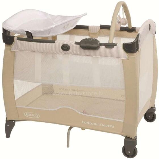 Graco Contour Electra Art.18855975 Benny&Bell  Манеж-кровать для путешествий с музыкой