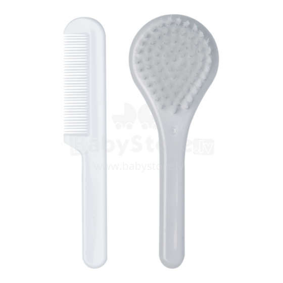 Luma Brush&Comb  Art.L209051N Light Grey Щетка с  мягким волосом + расческа