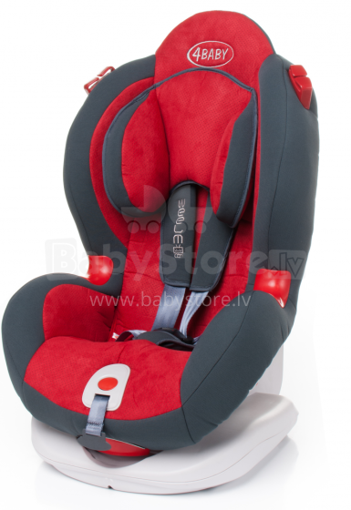 4 Baby Weelmo Col. Raudona vaikiška kėdutė (9-25 kg)