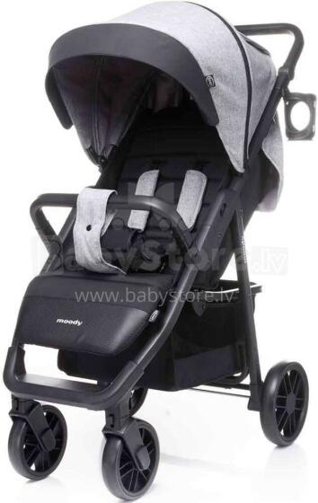 4Baby Moody Art.112033 Light Grey Bērnu sporta/pastaigu rati