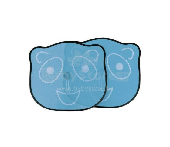 Bike Fun Sunshade Panda Art.22056  Cолнцезащитные шторки на липучках, 2 шт.