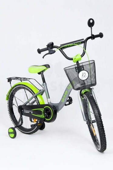 Elgrom Tomabike Platinum Art.112190 sidabrinis / žalias vaikiškas dviratis (dviratis)