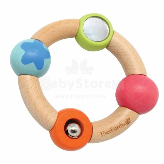 EverEarth Baby Grasping Ring  Art.EE33587 Koka grabulis