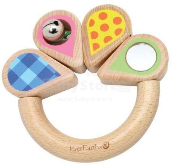 EverEarth Baby Grasping Ring  Art.EE33589 Деревянная погремушка