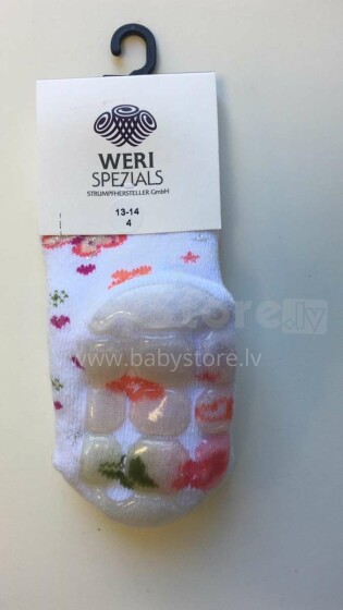 Weri Spezials Art.2010 Baby Socks Non Slips