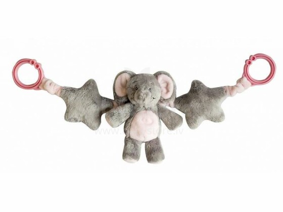 „My Teddy Pram Chain Elephant Art“. FEPB minkštas žaislas, pakabinamas ant vežimėlio