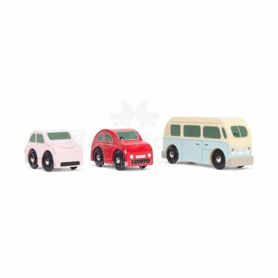 Le Toy Van Retro Car Set  Art.TV463 Puitautode komplekt